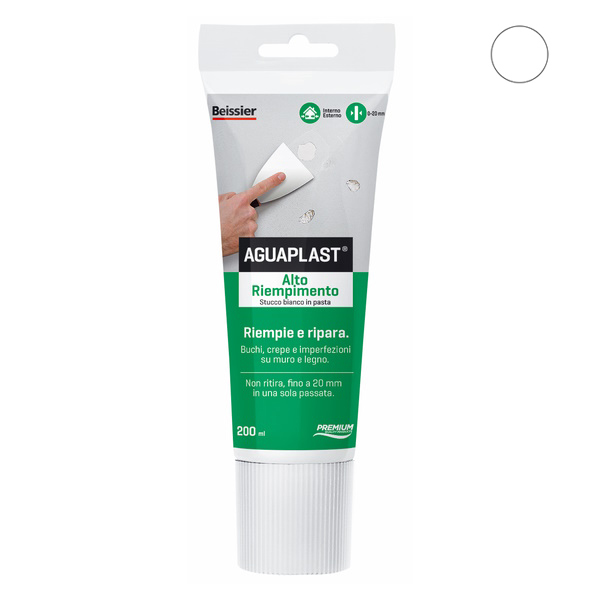 Aguaplast Alto Riempimento Stucco in Pasta Bianco ML 200 - AGUAPLAST